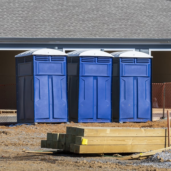 what is the maximum capacity for a single porta potty in Mockingbird Valley